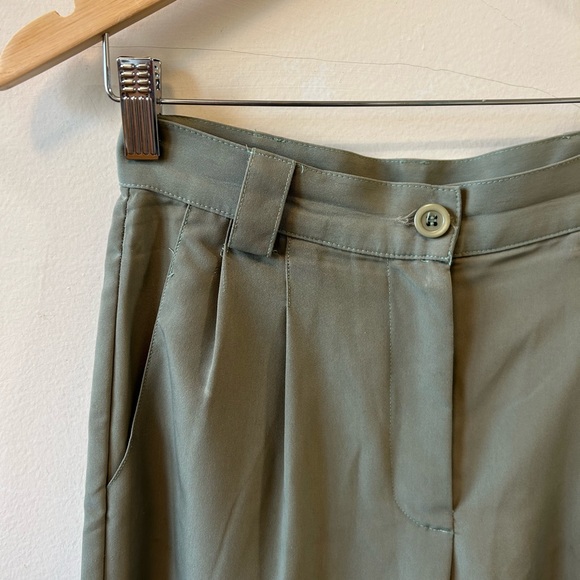 Sage Green Trouser Pants (American Apparel) - Picture 3 of 5